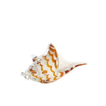Light & Living - Ornament SHELL - 28x12x16cm - Wit