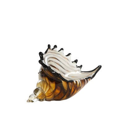 Light & Living - Ornament SHELL - 28x12x16cm - Bruin