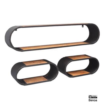 Benoa Elgin Oval Wall Hanger Set Of 3