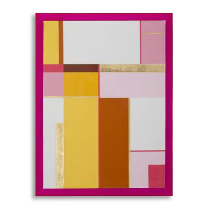 Print op gelakt canvas met acryl frame cm 60x3,3x80