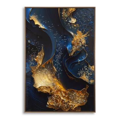 Print op gelakt canvas met lijst 60x4x90 cm