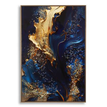 Print op gelakt canvas met lijst 60x4x90 cm