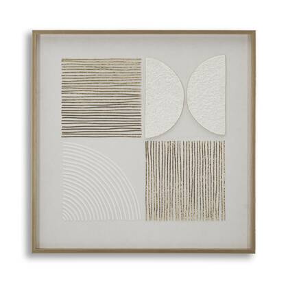 Canvasprint met lijst 60x3x60 cm