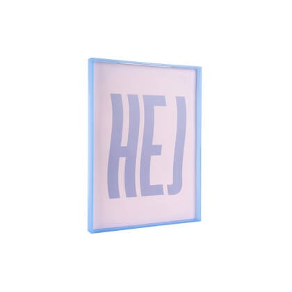 present time - Wall Art Hej Large