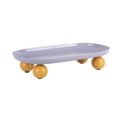 present time - Tray Double Funky Oval Large