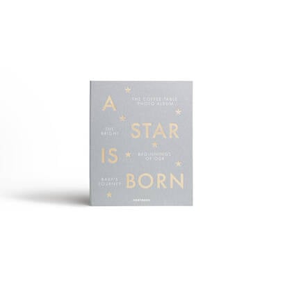 Printworks Fotoalbum Baby - A Star Is Born - Grijs