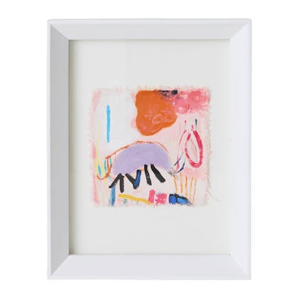 HKliving Abstract Framed Schilderij - Scribbles