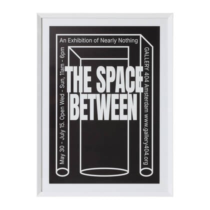 HKliving Framed Poster - Between Space