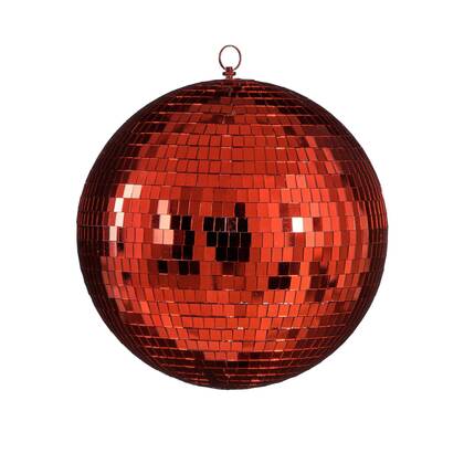 Mica Decorations Kerst Discobal - Ø30 cm - Rood