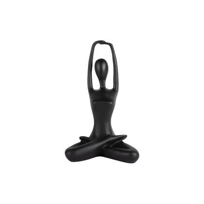 Present Time - Beeld Stretched Lotus - Zwart