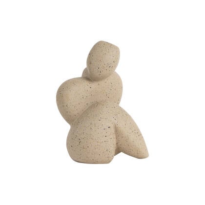 Present Time - Beeld Abstracto Tip Small - Zachtbruin