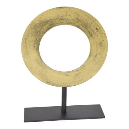 LOFT42 Joris Ornament op voet - Messing Metaal Ø25cm