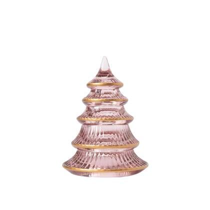 Sissy-Boy Paarse glazen kerstboom small