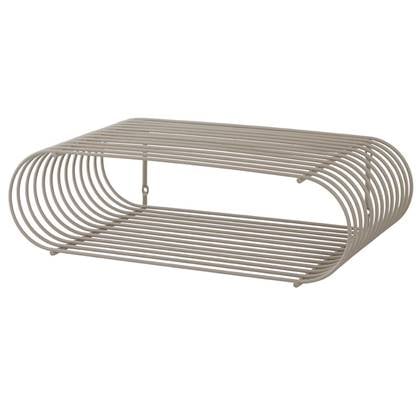 Curva wandplank 40 taupe