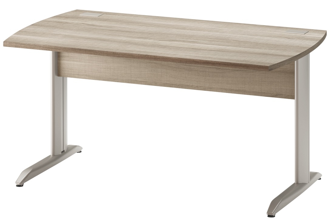 Bureau Jazz plus 120 cm breed in grijs eiken