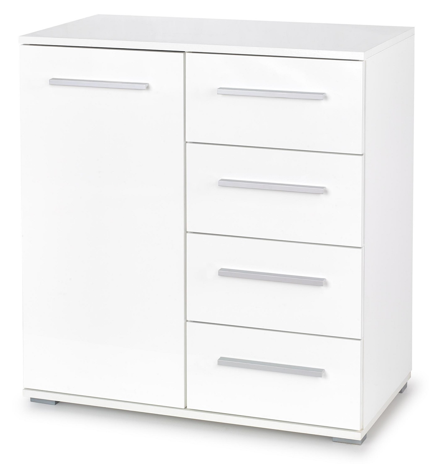 Commode Lima 82 cm hoog in hoogglans wit