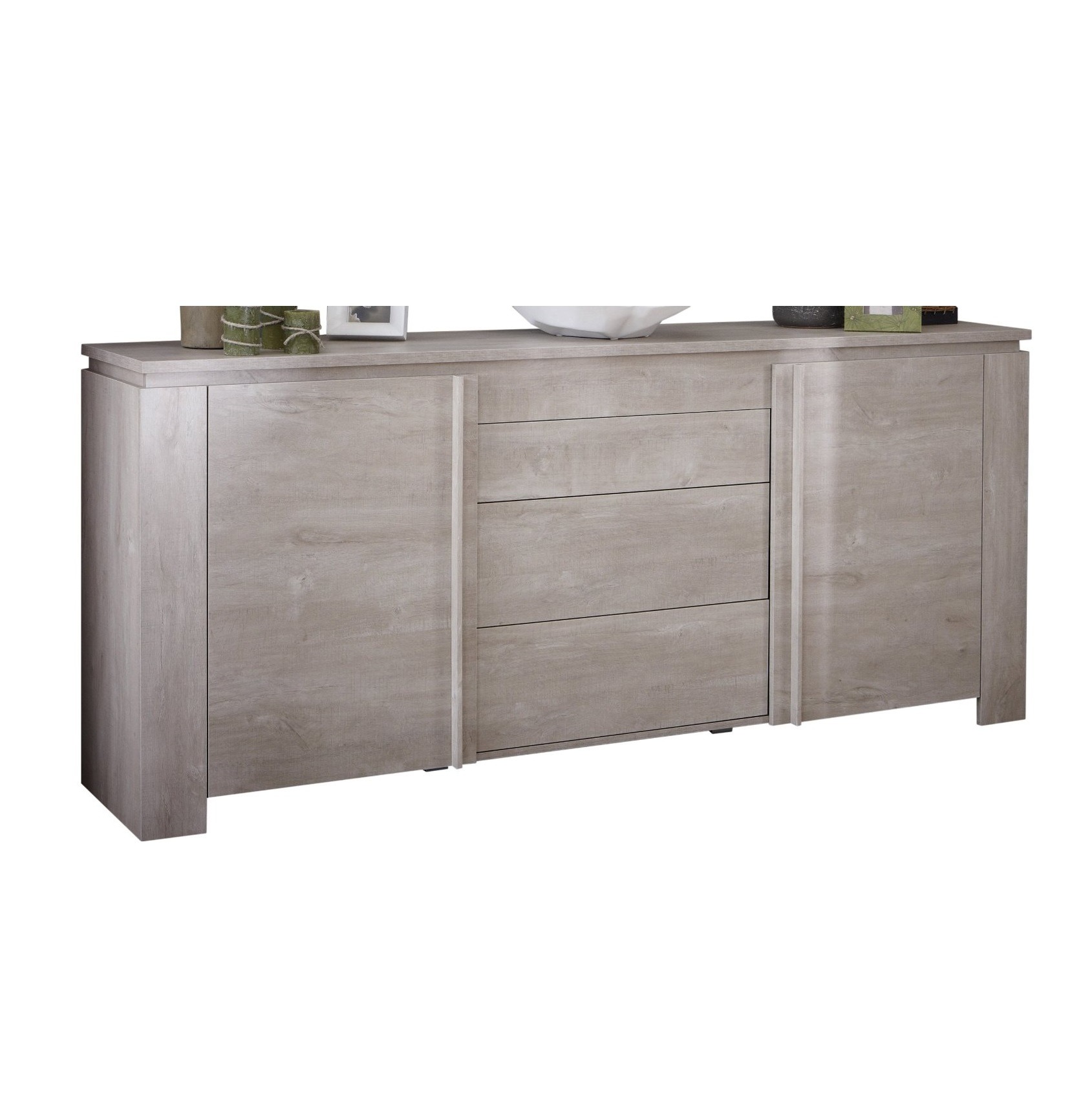 Dressoir Clio 205 cm breed in Champagne Eiken