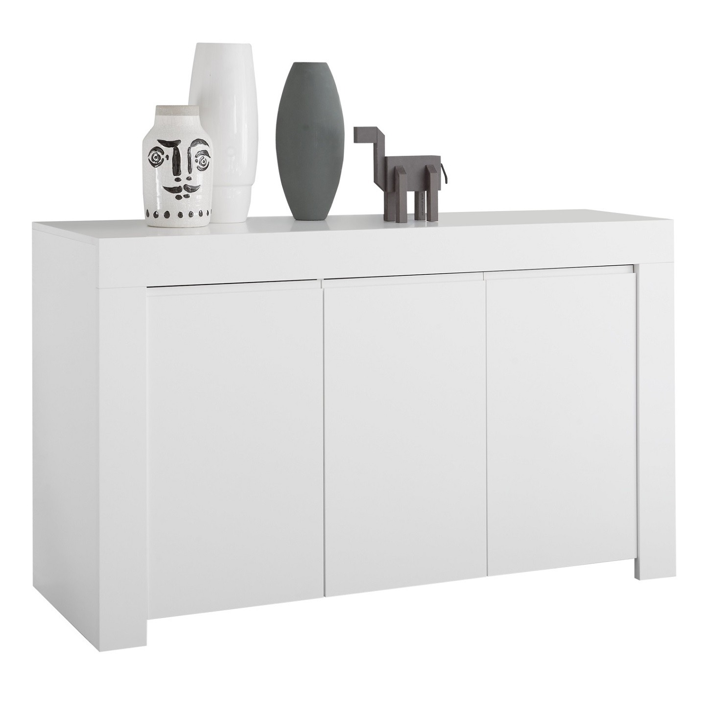 Dressoir Firenze 138 cm breed in mat wit