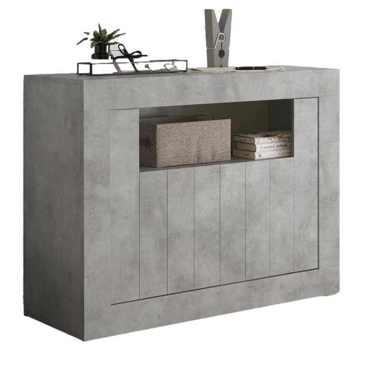 Dressoir Urbino 110 cm breed in grijs beton