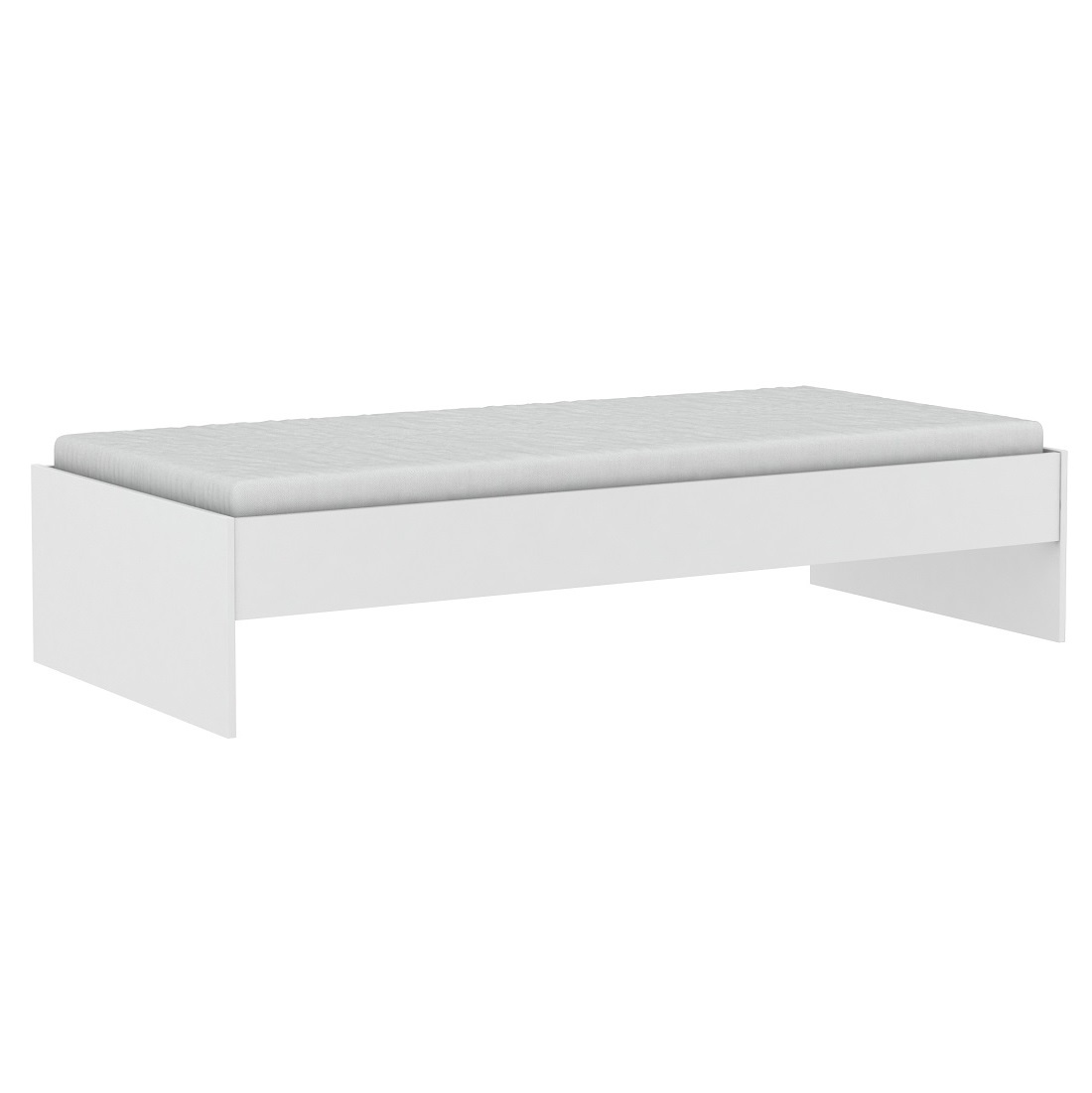 Eenpersoonsbed Tidy 90x200 cm wit