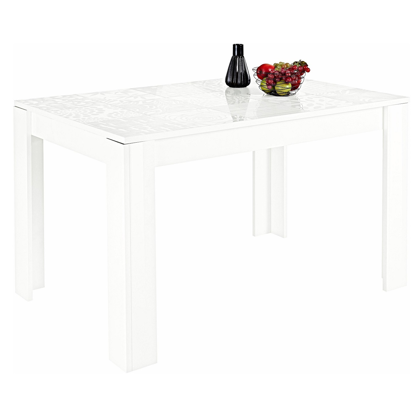 Eettafel Miro 180 cm breed in hoogglans wit