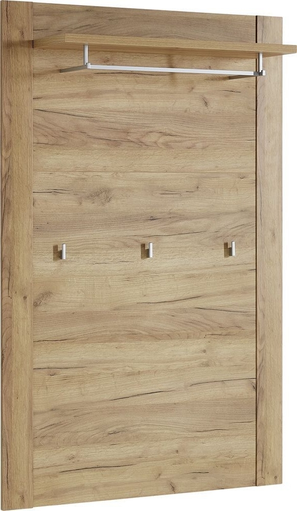 Kapstokpaneel Castera 153 cm hoog - Eiken