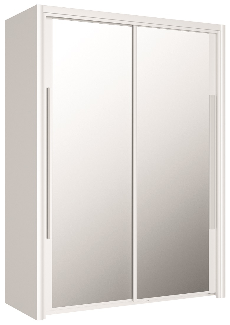 Kledingkast Cyrus 153 cm breed in wit