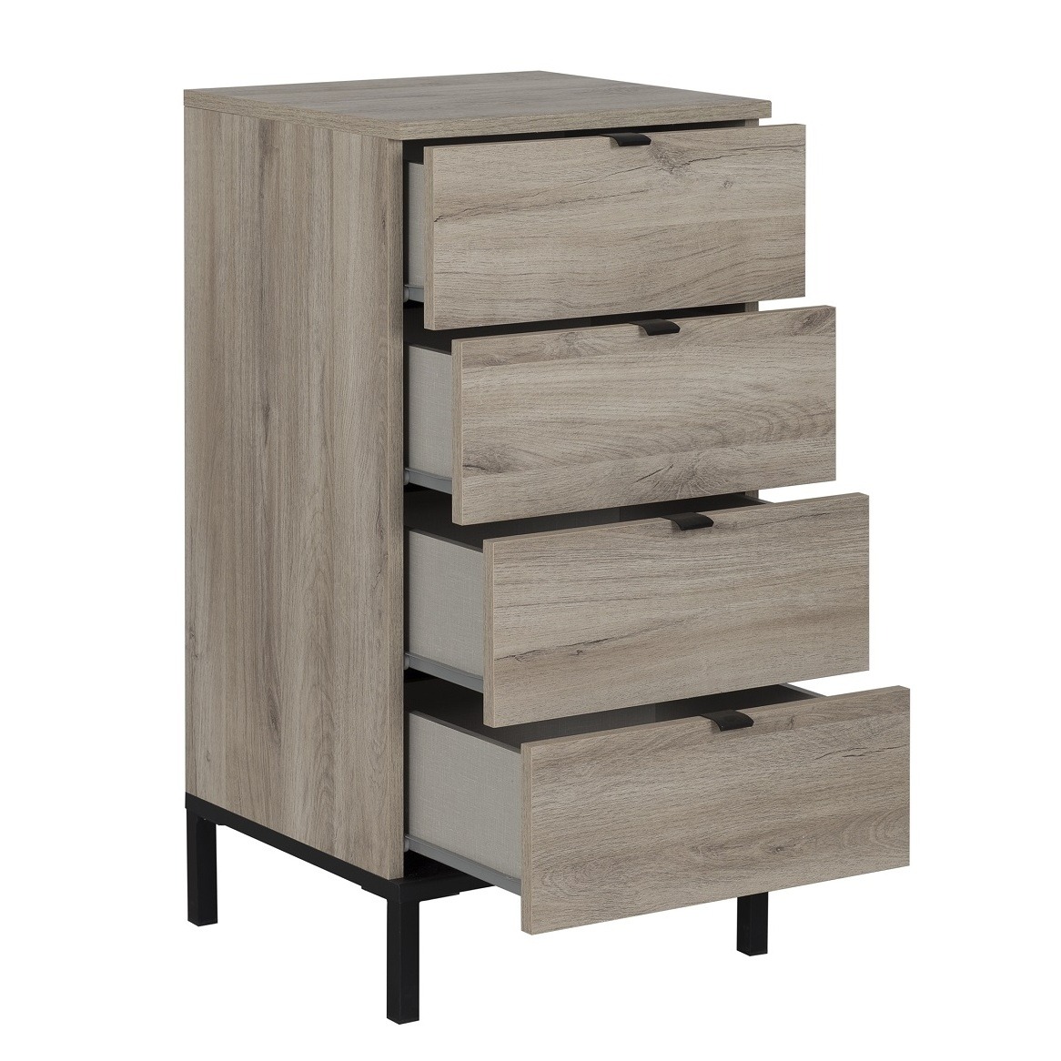 Ladekast Castel 95 cm hoog in kronberg eiken