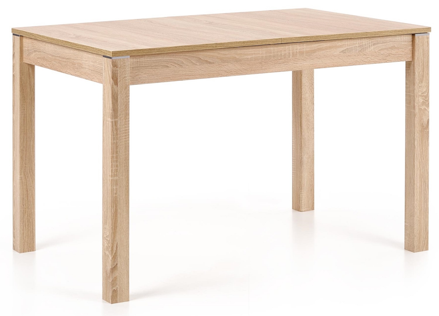 Uitschuifbare eettafel Maurycy 118 tot 158 cm breed in sonoma eiken