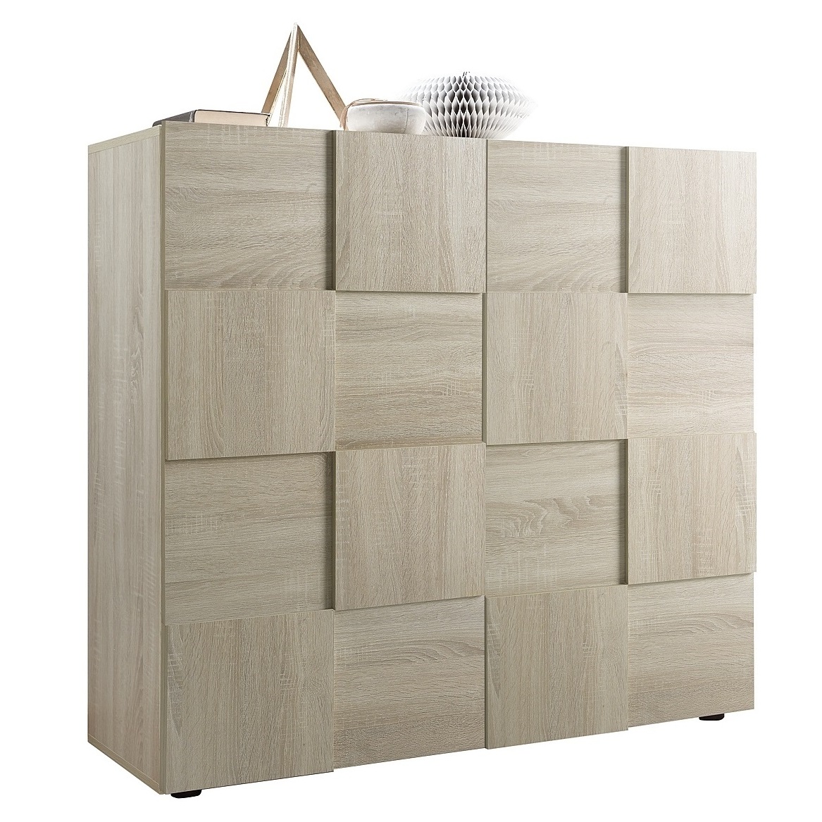 Dressoir Dama 111 cm hoog in sonoma eiken