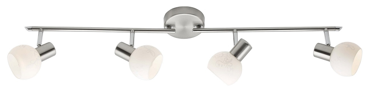 Plafondlamp Boni 4xE14 max 40Watt in chroom met wit