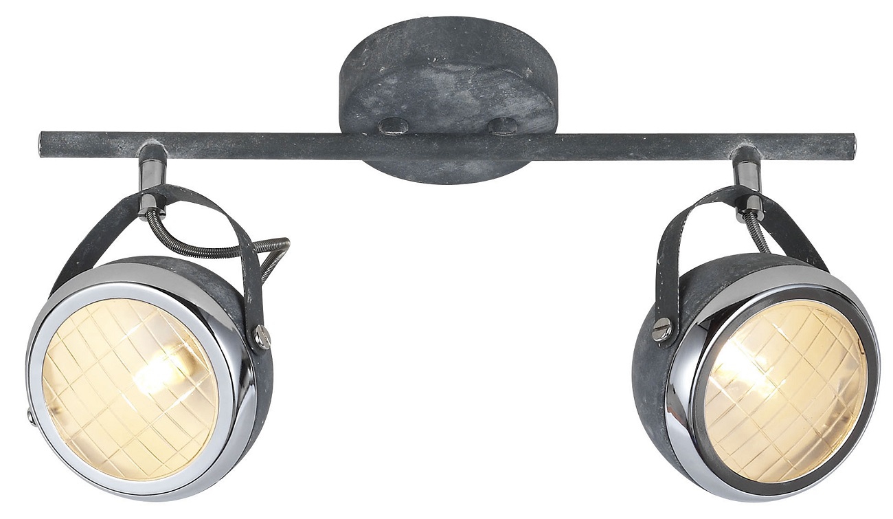 Plafondlamp Relax 2xG9 max 33Watt in grijs beton