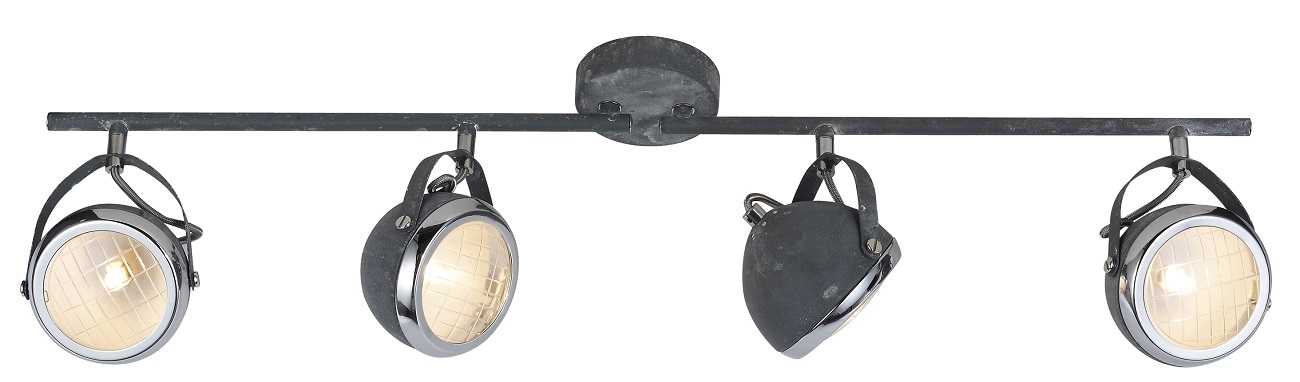 Plafondlamp Relax 4xG9 max 33Watt in grijs beton