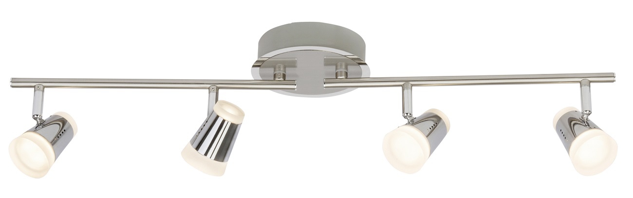 Plafondlamp Sonny 4xGU10 5Watt 3000K in chroom