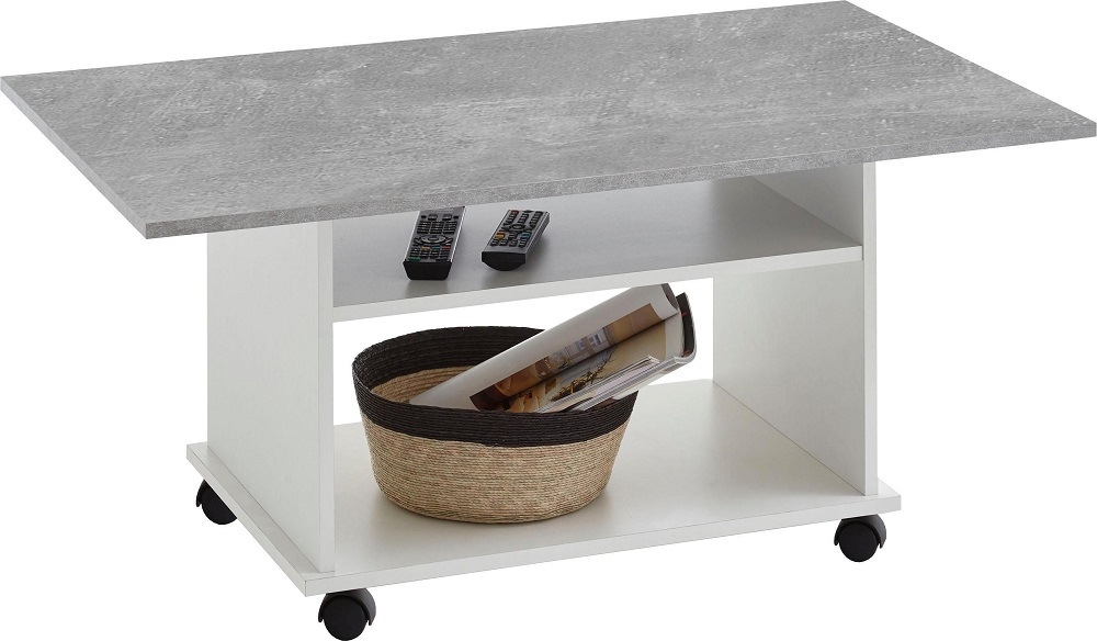 Salontafel Azur 100 breed in Grijs beton