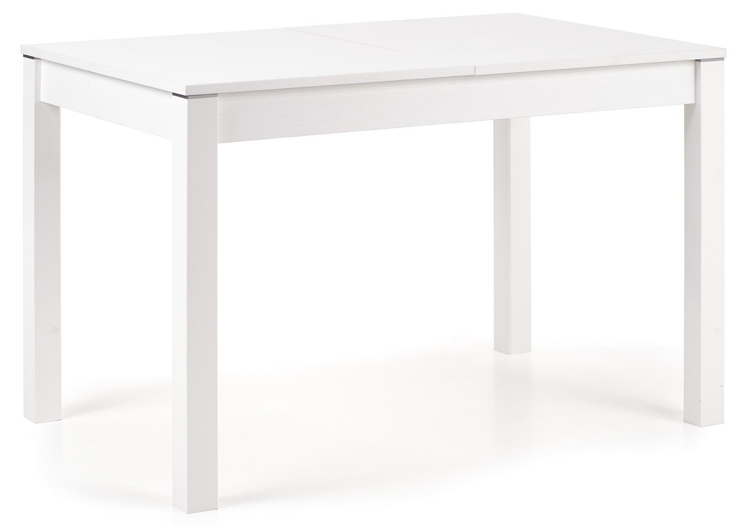 Uitschuifbare eettafel Maurycy 118 tot 158 cm breed in wit