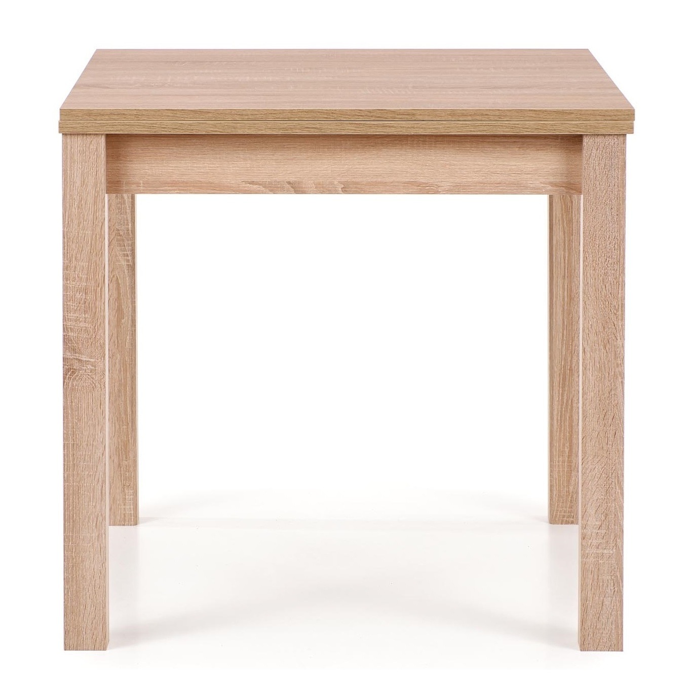 Vierkante eettafel Gracjan uitschuifbaar 80x80 cm sonoma eiken