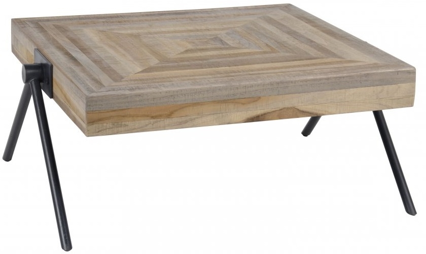 Salontafel Teca balance 70x70