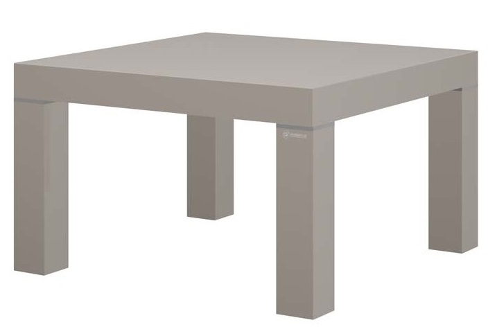 Vierkante Salontafel Monaco 80 cm breed in HG Cappuccino