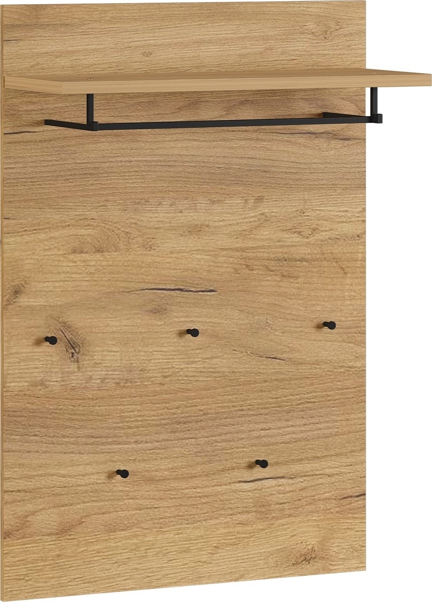 Kapstokpaneel Fremont 110 cm hoog in navarra eiken