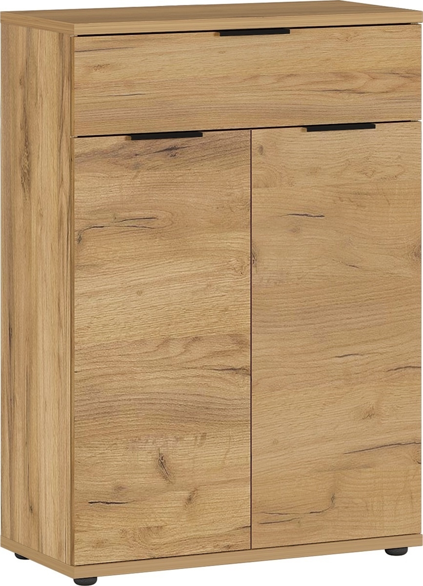 Schoenenkast Fremont 108 cm hoog in navarra eiken
