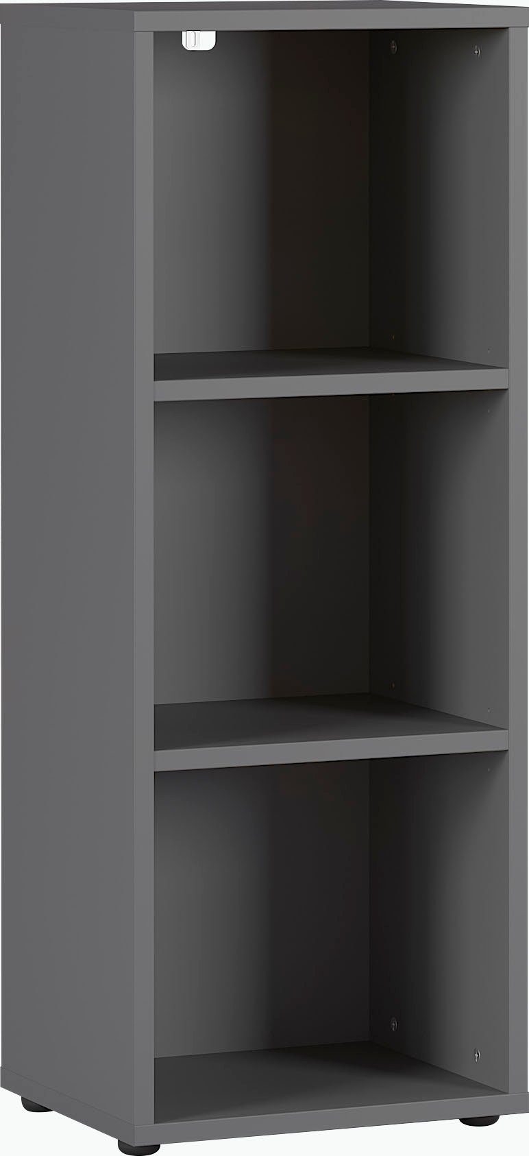 Boekenkast Agenda small 120 cm hoog in grafiet