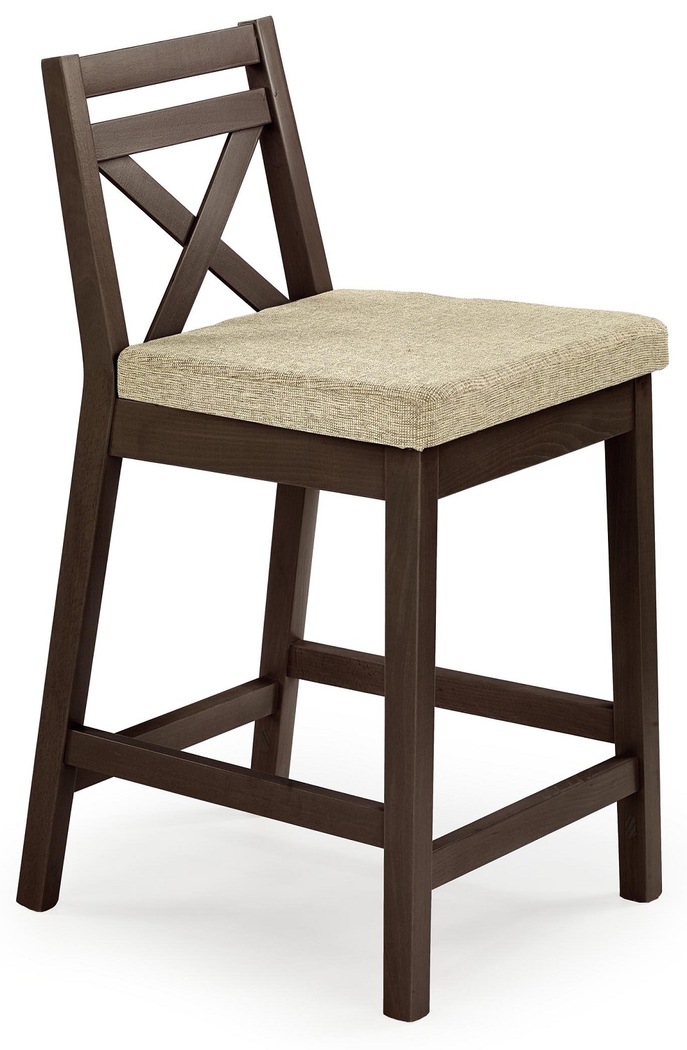 Barkruk Borys 83 cm hoog in walnoot