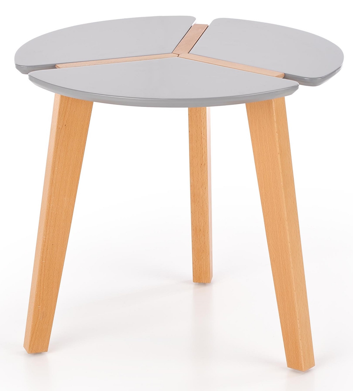 Bijzettafel Zeta 50x45x50 cm breed in grijs