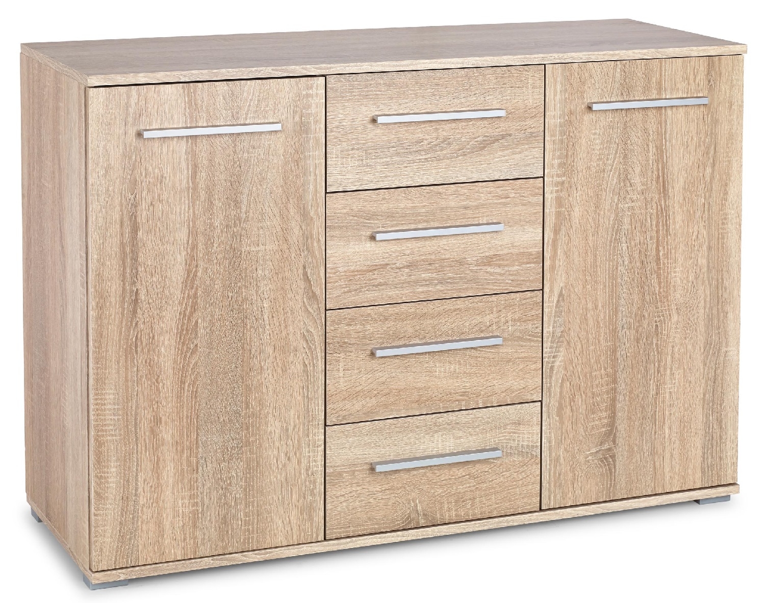 Dressoir Lima 116 cm breed in sonoma eiken