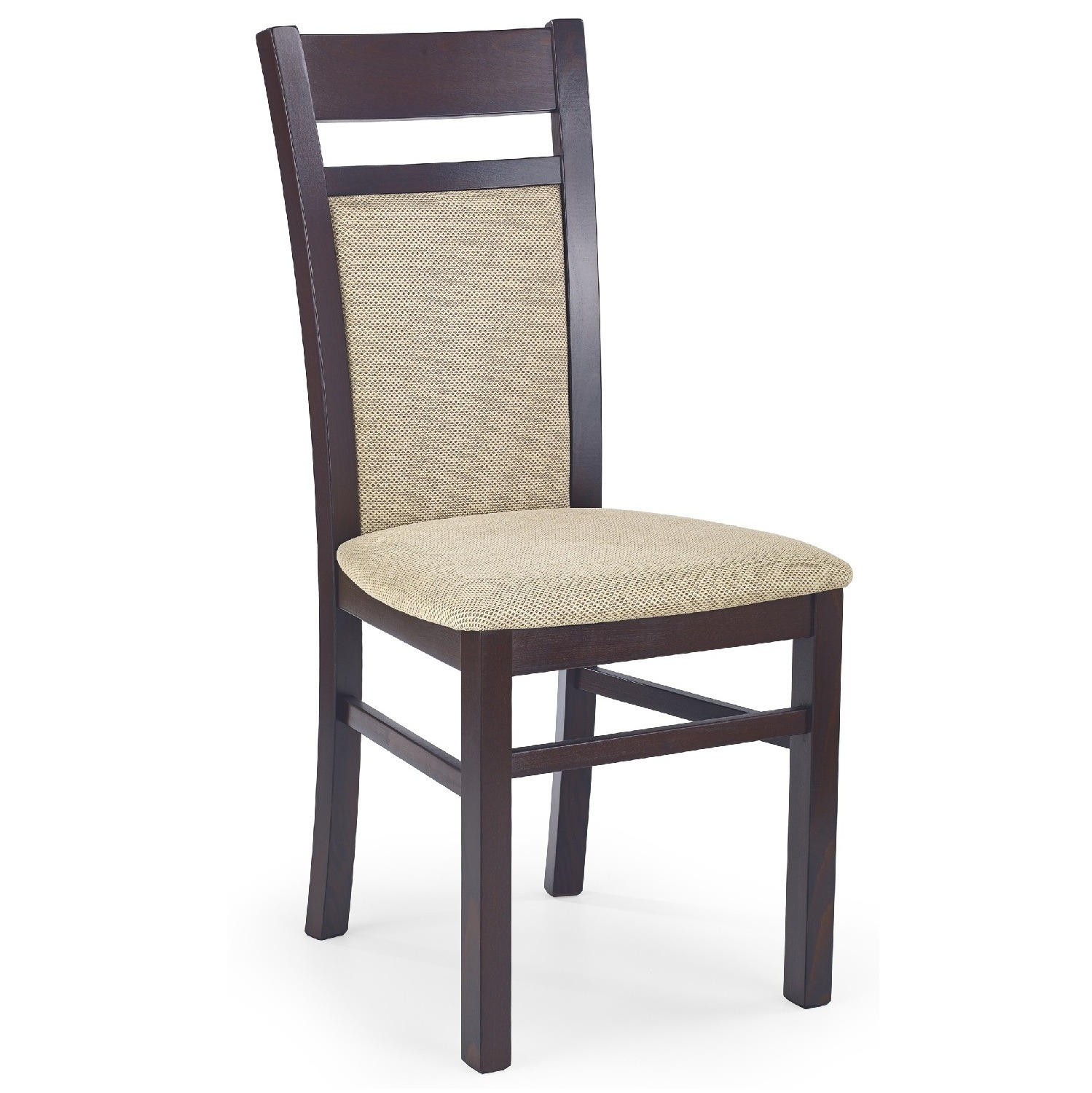 Eetkamerstoel Gerard walnoot met beige