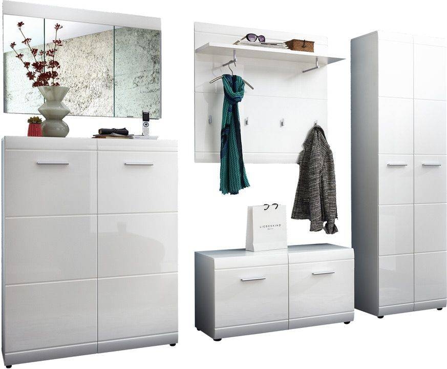 Halmeubelset Adana in hoogglans wit combi 5