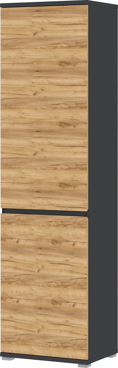 Halkast Lissabon 200 cm hoog in navarra eiken met antraciet