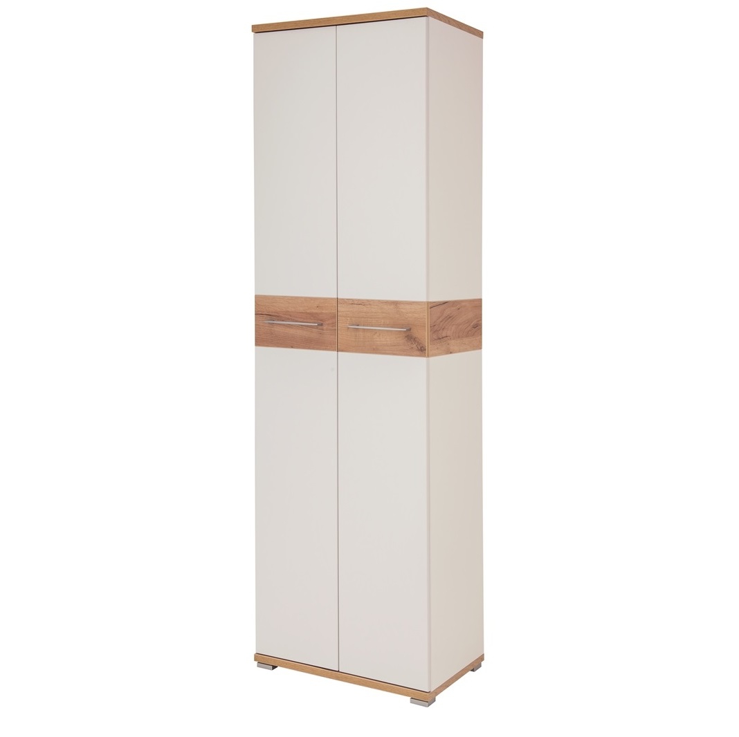 Halkast Topix 199 cm hoog in wit met navarra eiken