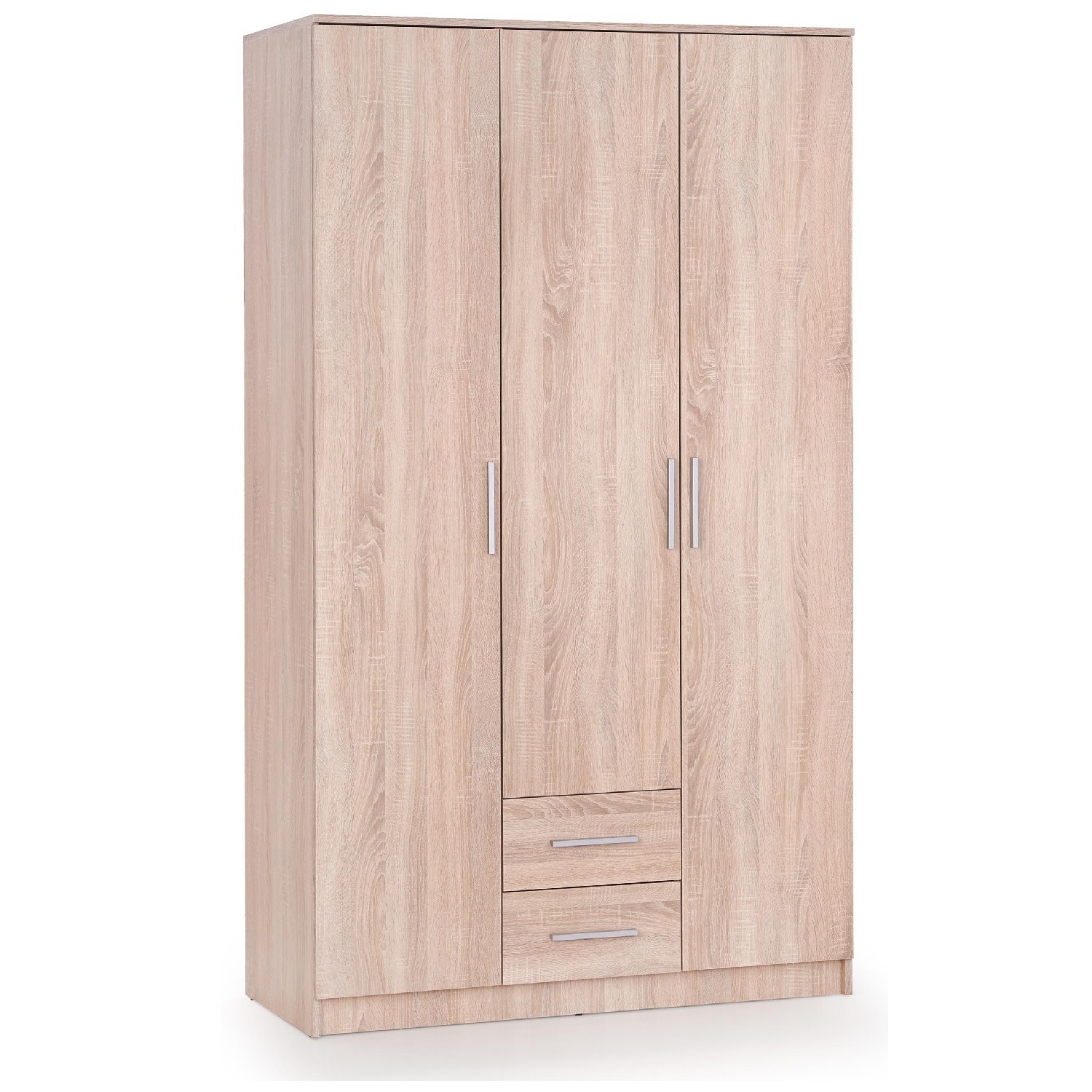 Kledingkast Lima 120 cm breed in sonoma eiken